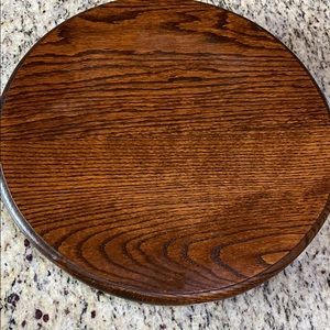 Oak lazy Susan